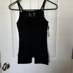 Shapermint Open Bust Boyshort Bodysuit